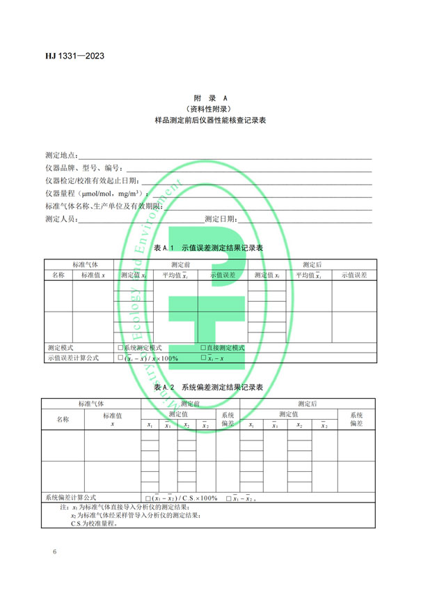 HJ 1331-2023《固定污染源廢氣總烴、甲烷和非甲烷總烴的測(cè)定便攜式催化氧化-氫火焰離子化檢測(cè)器法》-8